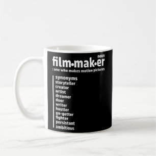 Filmmaker voor inhoud Filmmaker Sociale media Koffiemok