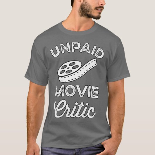 Filmmaker voor onbetaalde films met filmrecorder t-shirt (Voorkant)