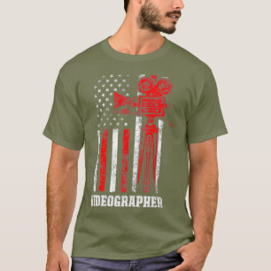 Filmmaker voor video-opnamen t-shirt