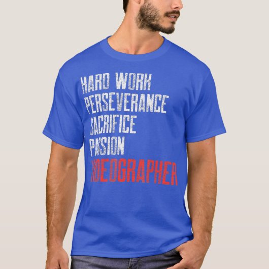 Filmmaker voor video-opoffering t-shirt (Voorkant)