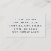 Filmmaker voor video's, pasta's en film met bruine visitekaartje (Achterkant)