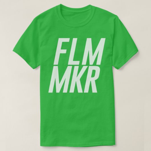 Filmmaker zonder handdoeken t-shirt (Design voorkant)
