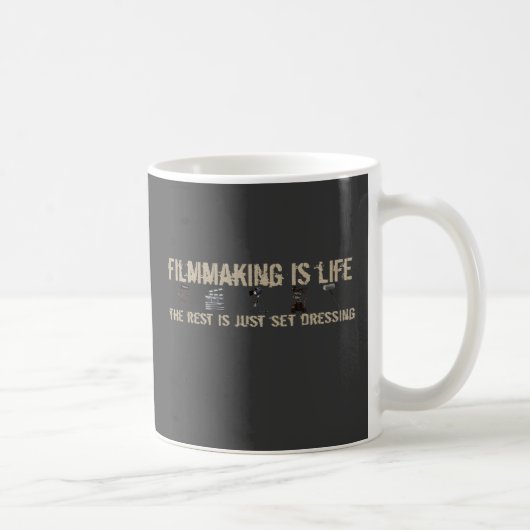 Filmmaking is leven koffiemok (Rechts)