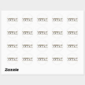 Filmmaking is leven ronde sticker (Vel)