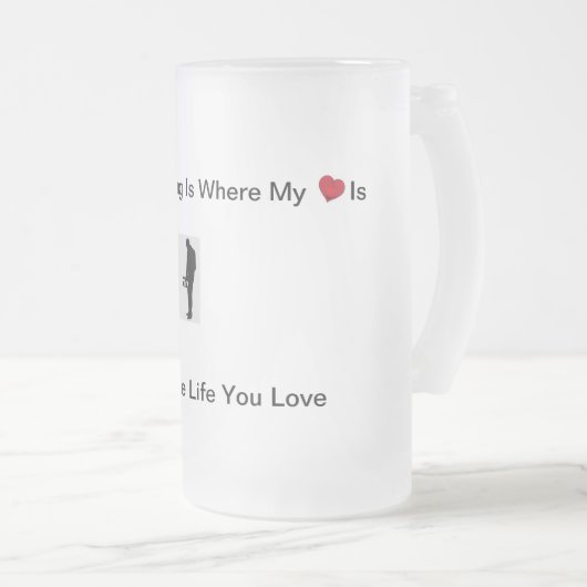 Filmmaking is mijn hart matglas bierpul (Voorkant rechts)