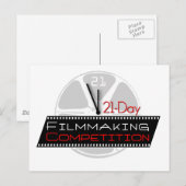 Filmmakingwedstrijd van 21 dagen briefkaart (Voorkant / Achterkant)