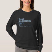 Filmmeisje - Dog-training T-shirt (Voorkant)