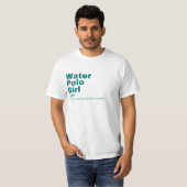 Filmmeisje - waterpologe t-shirt (Voorkant volledig)