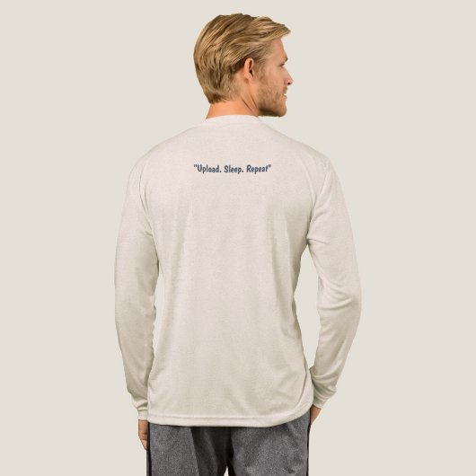 "Filmmodus: AAN" Tri-Blend Shirt (Achterkant)