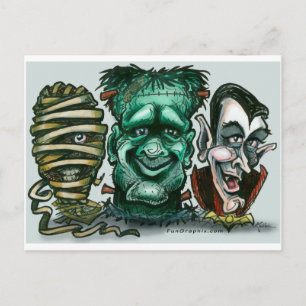 Filmmonsters Briefkaart