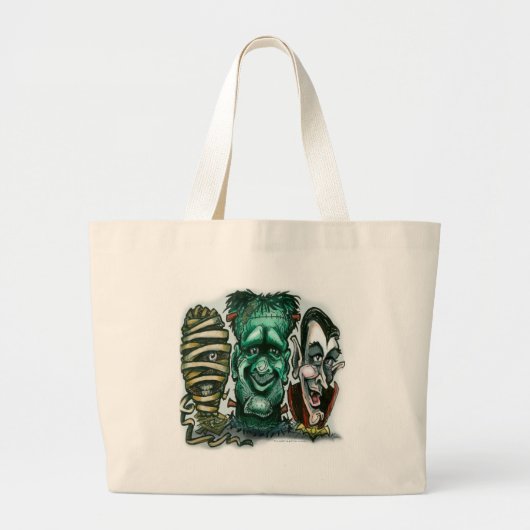 Filmmonsters Grote Tote Bag (Voorkant)