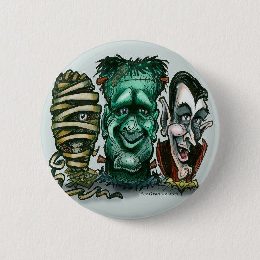 Filmmonsters Ronde Button 5,7 Cm (Voorkant)