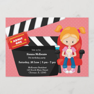 Filmnacht * achtergrondkleur kiezen kaart