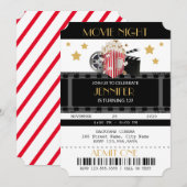 Filmnacht Birthday Party Kaart (Voorkant / Achterkant)