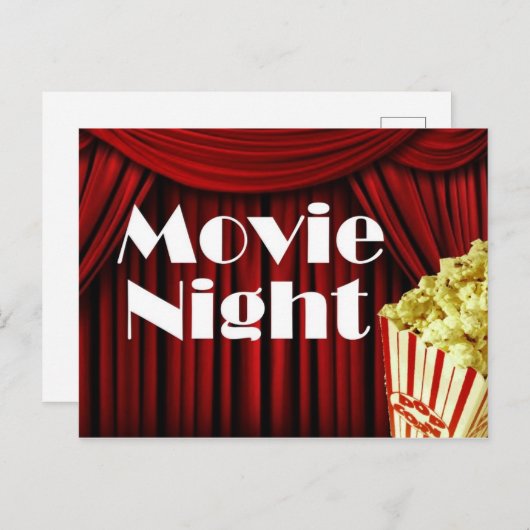 Filmnacht Briefkaart (Voorkant / Achterkant)