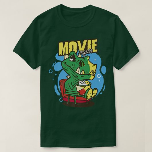 Filmnacht Dinosaur187 T-shirt (Design voorkant)