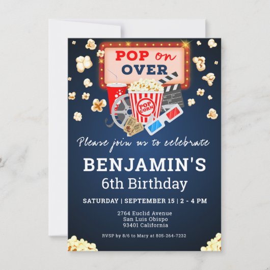 Filmnacht Kaart (Voorkant)