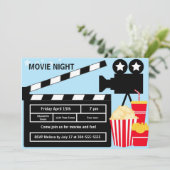 Filmnacht Kaart (Staand voorkant)