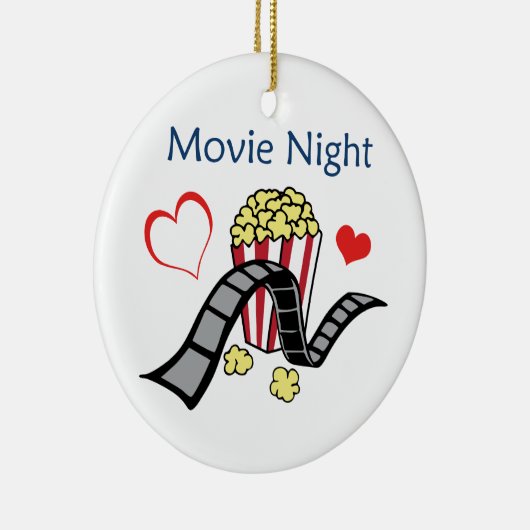 Filmnacht Keramisch Ornament (Rechts)