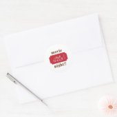 Filmnacht Ronde Sticker (Envelop)