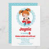 Filmnacht Roodhaar Meisjes Vervroeging Kaart (Voorkant / Achterkant)