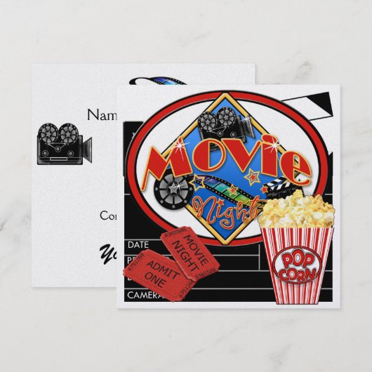 Filmnacht! SRF Kaart (Voorkant / Achterkant)