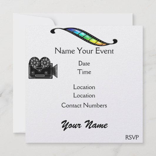 Filmnacht! SRF Kaart (Achterkant)