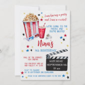 Filmnacht - uitnodiging op zondag, film (Voorkant)