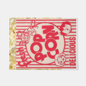Filmnacht Verse popcorn Retro look Deurmat (Voorkant)