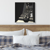Filmnoir Canvas Afdruk (Insitu (Slaapkamer))