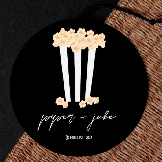 Filmnoir - zwart - paren MultiUse Favor Sticker