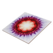 Filmomhulde ornament tegeltje (Zijkant)