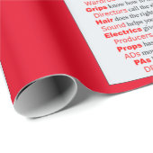 Filmontwikkelaar zet het op een nieuw filmidee cadeaupapier (Rol Hoek)