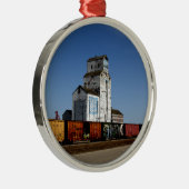 Filmore Grain Train Metalen Ornament (Rechts)