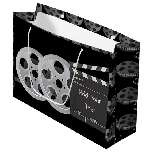 Filmpaling, Clapperboard Large Clapperboard Bag Groot Cadeauzakje (Voorkant Gekanteld)