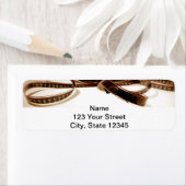 Filmpaling in Sepia Tones Achtergrond Etiket (Insitu)