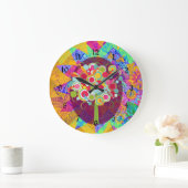 Filmpalm Snoep - kleurrijke Abstracte un Grote Klok (Huis)