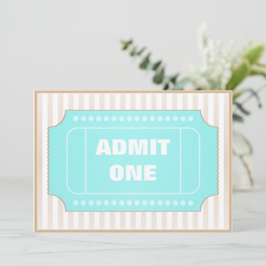 Filmpartij Bruin Blauw Kaart (Staand voorkant)