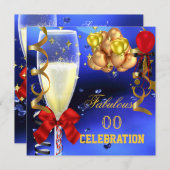 Filmpartij van Fabulous Party - Red Gold Blue Kaart (Voorkant / Achterkant)