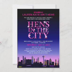 Filmpartij voor sparkle look Hens' / Lingerie Post Kaart