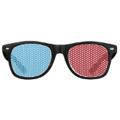 Filmpartijthema Retro Retro Zonnebril (Voorkant)