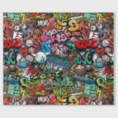 Filmpatronen voor dynamische straatkunst Graffiti Cadeaupapier (Vlak)