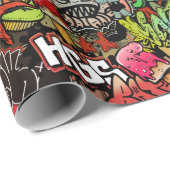 Filmpatronen voor dynamische straatkunst Graffiti Cadeaupapier (Rol Hoek)