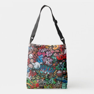 Filmpatronen voor dynamische straatkunst Graffiti Crossbody Tas