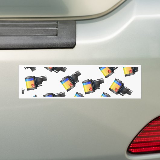 Filmpatroon Bumpersticker (Op auto)