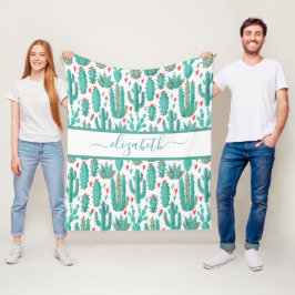 Filmpatroon van witte tonijn fleece deken