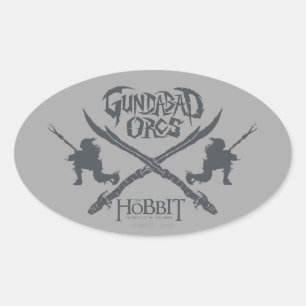 Filmpictogram Gundabad Orcs Ovale Sticker