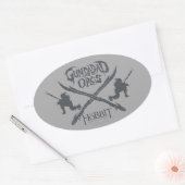 Filmpictogram Gundabad Orcs Ovale Sticker (Envelop)