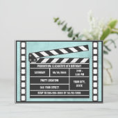 Filmplaat Clapboard Blue Kaart (Staand voorkant)