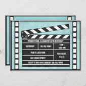 Filmplaat Clapboard Blue Kaart (Voorkant / Achterkant)